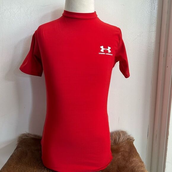 Underarmor red athletic shirt size medium - Picture 1 of 3